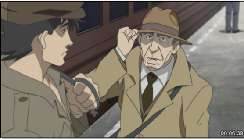 Hayato (left) arrives in Otomo