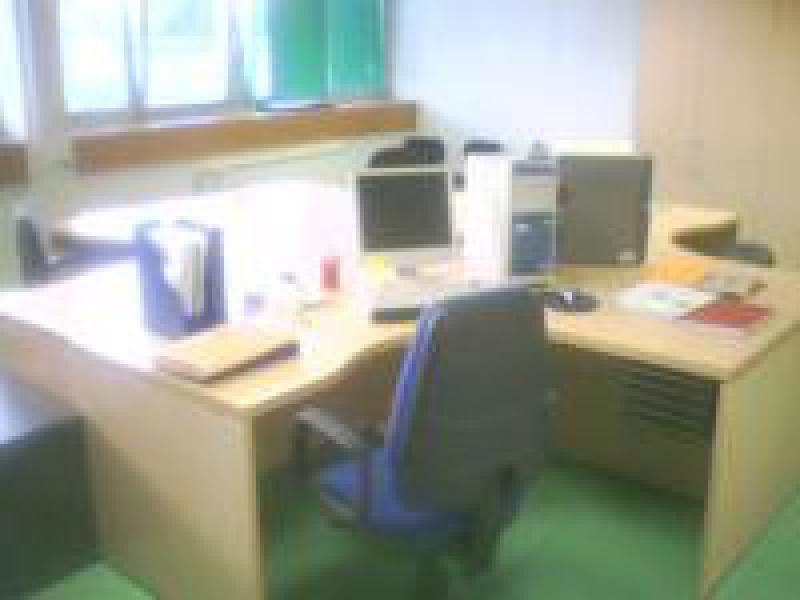 The desk at distance