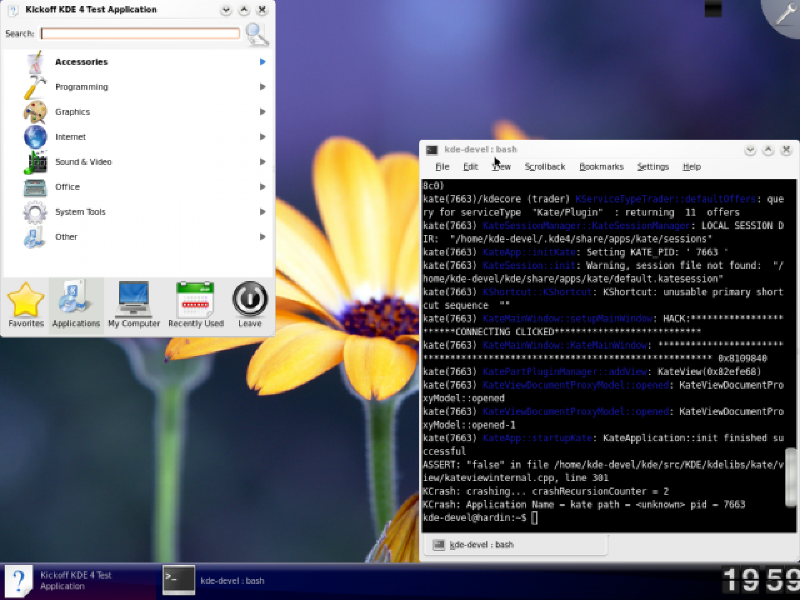 Kickoff in KDE4