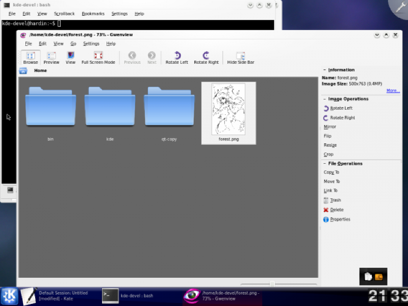 Gwenview in KDE4
