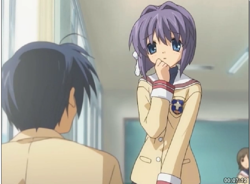 One of the two sisters around Tomoya