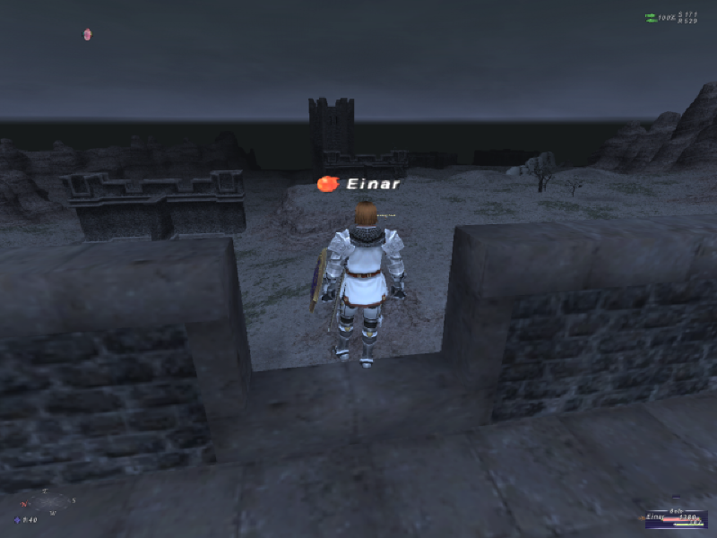 A look down the ramparts