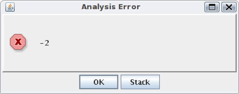 What a meaningful error…