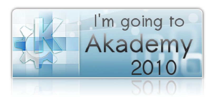 I'm going to Akademy 2010 image